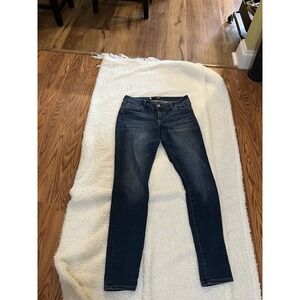 Kut‎ From The Kloth Size 8 Denim Straight Leg Jeans Blue Button Zip Pockets